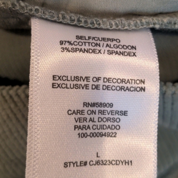 Copper Key Sage Green Corduroy Mini Skirt with Pockets size Large - Picture 5 of 6